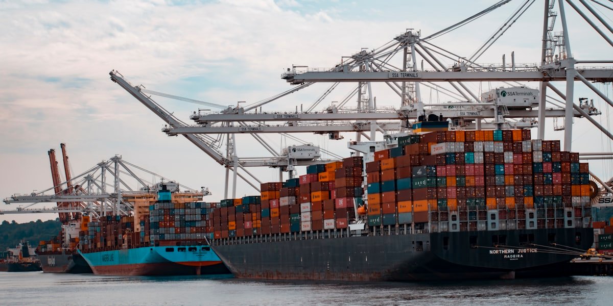 Port de Cotonou et conteneurs